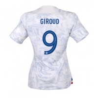 Frankrike Olivier Giroud #9 Bortatröja Kvinnor VM 2022 Korta ärmar
